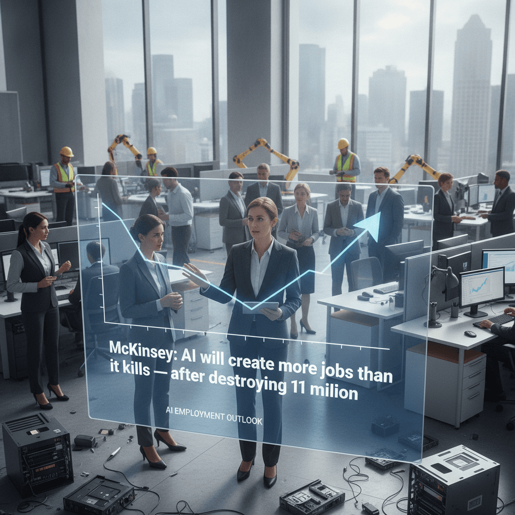 McKinsey: AI will create more jobs than it kills — after destroying 11 million