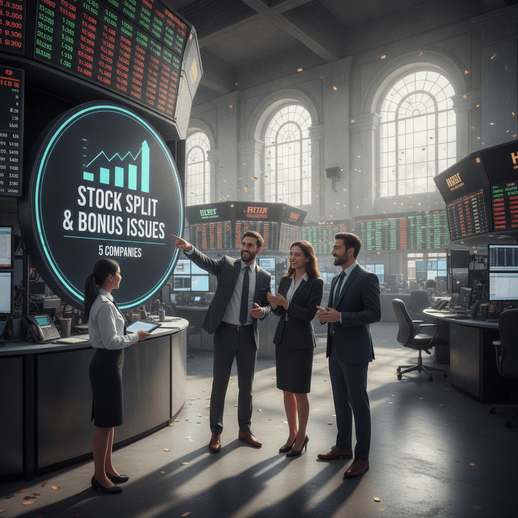 ​Bonus issues &amp; stock split: 5 stocks rewarding shareholders next week 