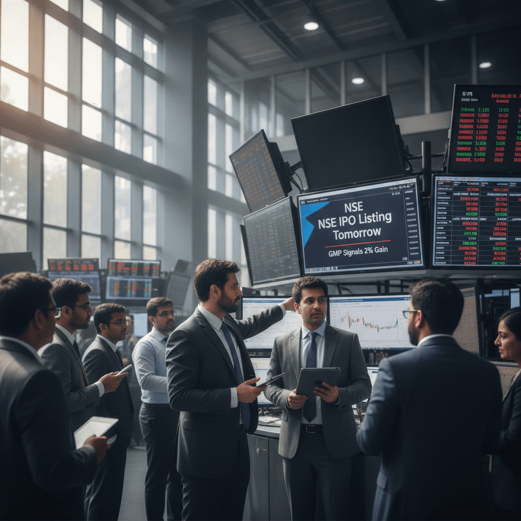 NSE IPO shares to list tomorrow: GMP signals 2% listing gain ahead of market debut 