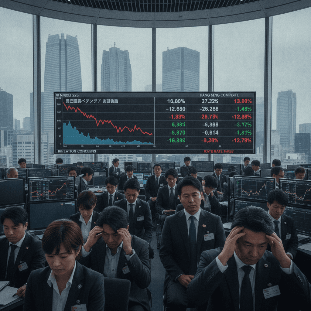 Global Market Today: Asian stocks waver on inflation, rate concerns 