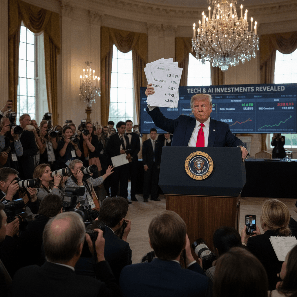 Trump reveals millions of dollars' worth of share deals in big tech and AI
