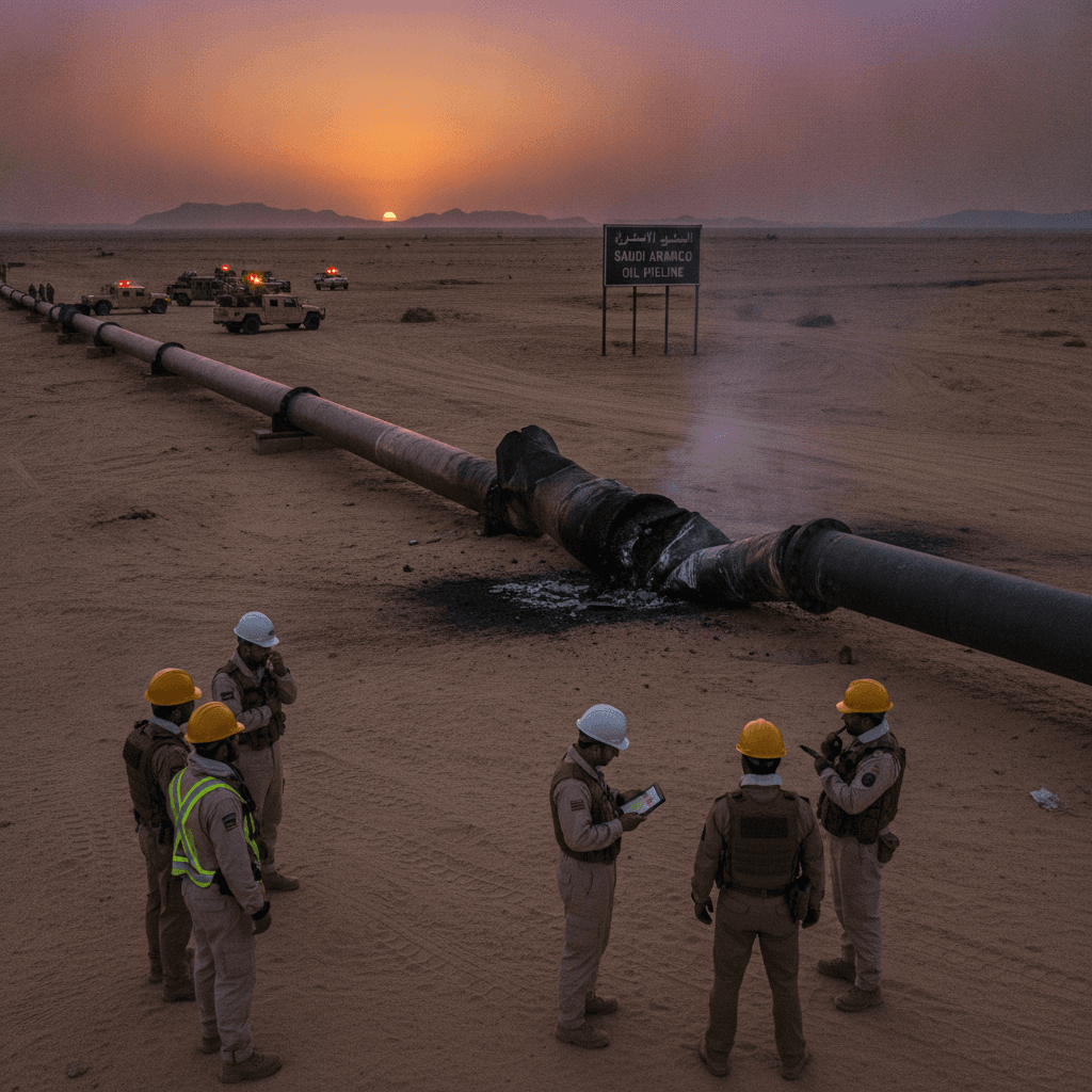 Saudi Arabia shuts key oil pipeline after drone attack launched from Iraq