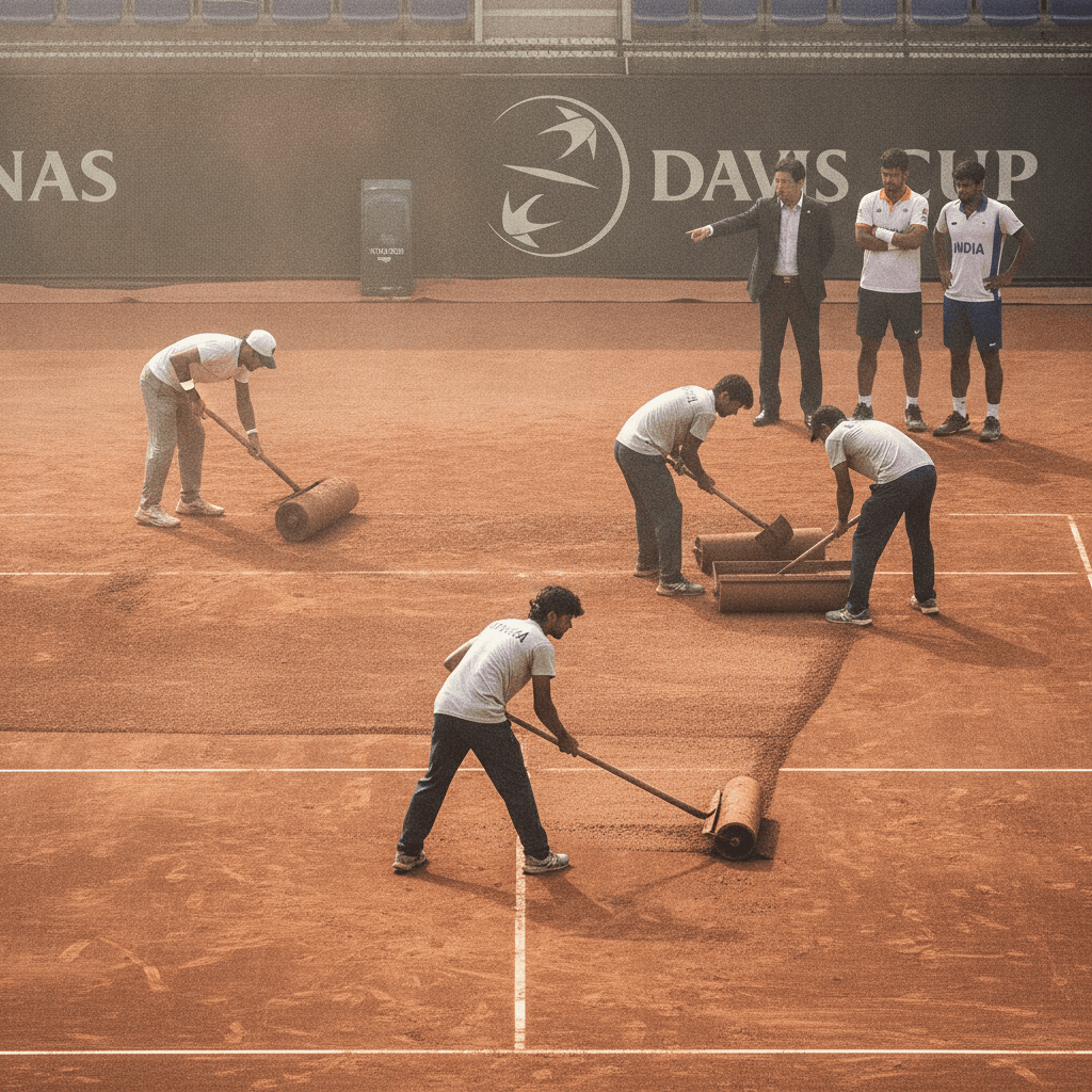Davis Cup: Korea builds a slow court to stop India’s Dhakshineswar and Nagal