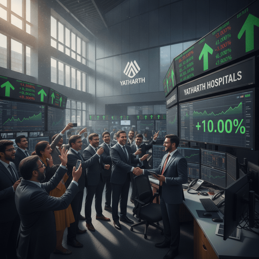 Yatharth Hospitals shares rally 10% to fresh record high as Advent set to acquire 25% stake; stock up 20% in two days