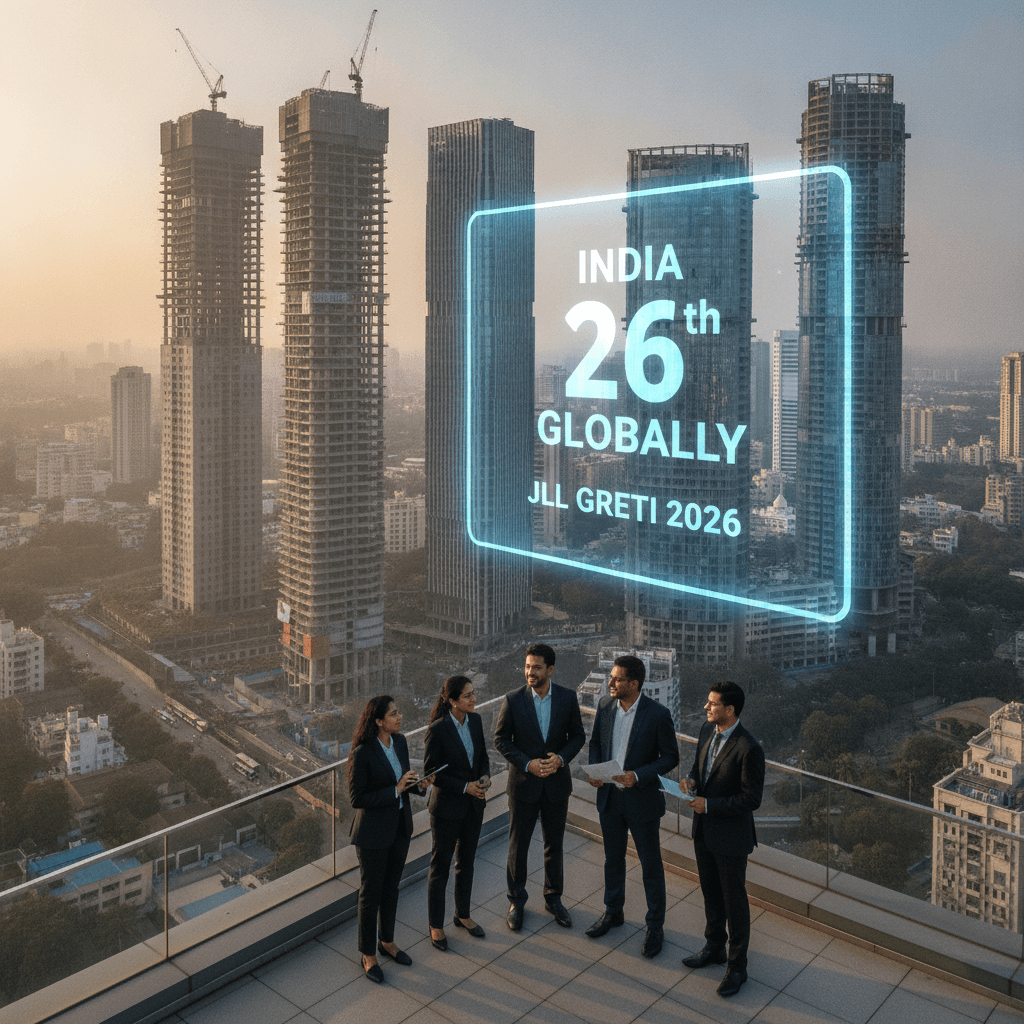 India enters top 30 most transparent real estate markets, ranks 26th globally: JLL GRETI 2026