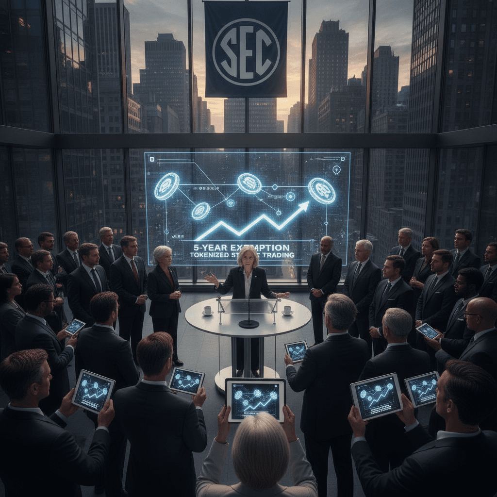 US Market: SEC unveils five-year exemption for tokenized stock trading
