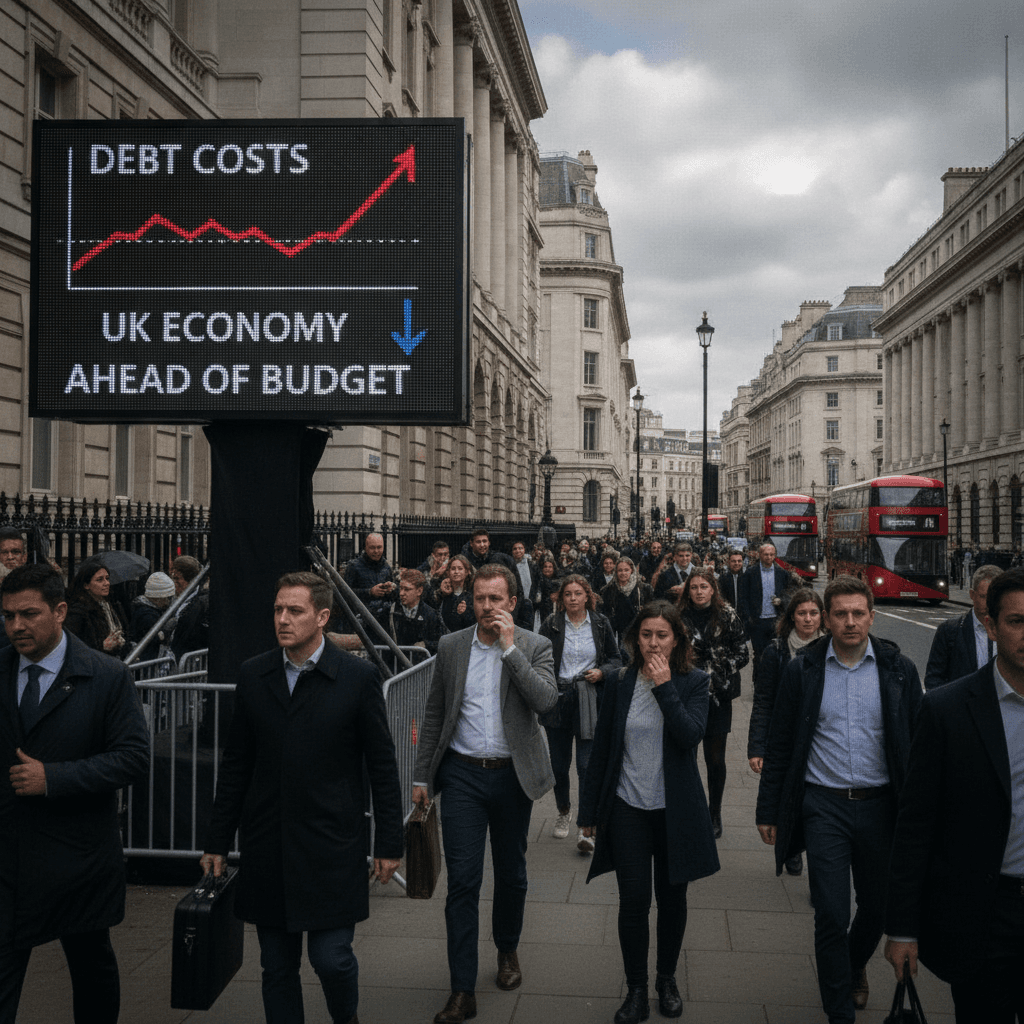 UK warned over ballooning debt costs and slower growth ahead of Budget