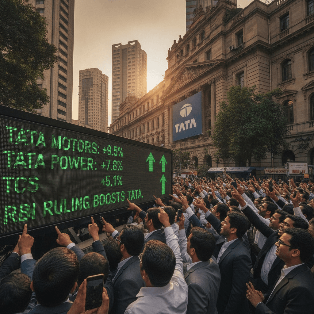 Tata stocks rally on RBI ruling, potential Tata Sons listing