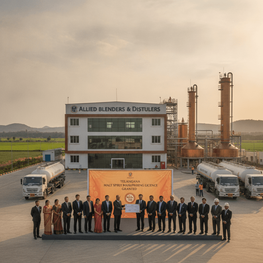 Allied Blenders and Distillers shares in focus after Telangana grants malt spirit manufacturing licence