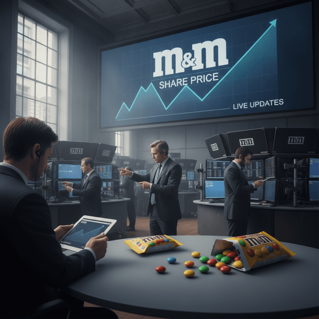 M&M Share Price Live Updates: M&M's market performance
