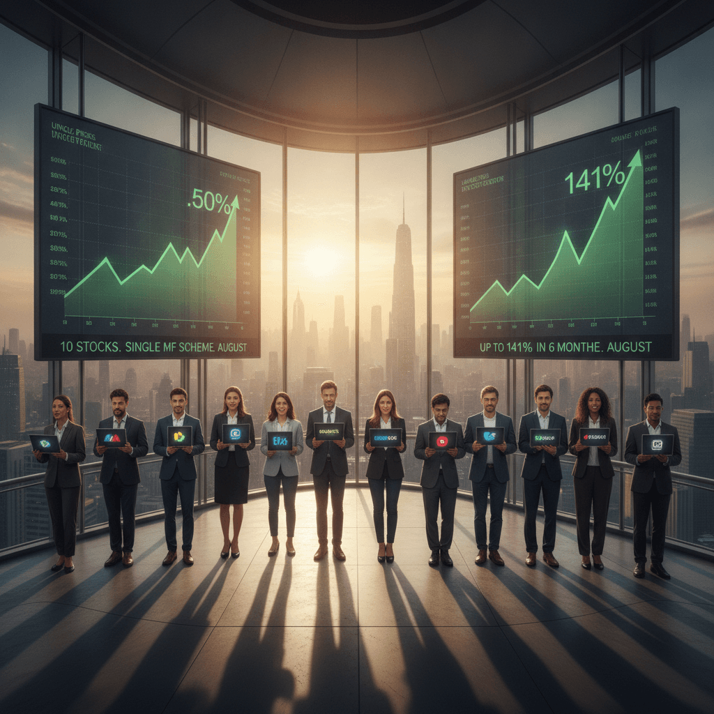 Unique Picks: 10 stocks held by a single MF scheme in August; rally up to 141% in 6 months