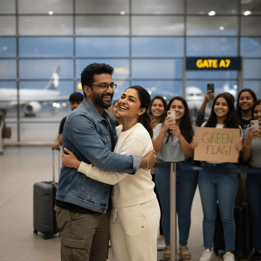 Samantha Ruth Prabhu gets a warm hug from Raj Nidimoru at airport, fans call him ‘green flag’