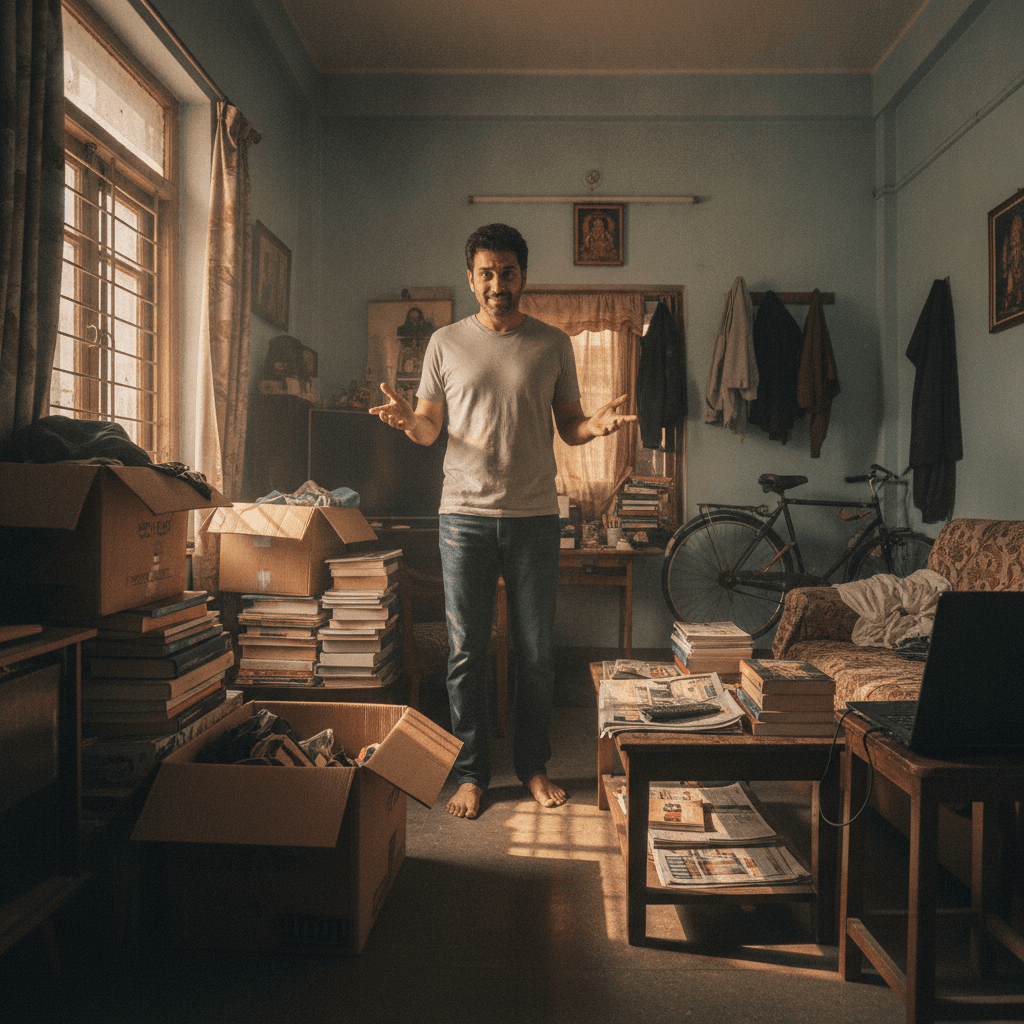 ‘Enough space to place your feet can cost Rs 1 lakh’: Inside Sumeet Raghavan’s Mumbai home