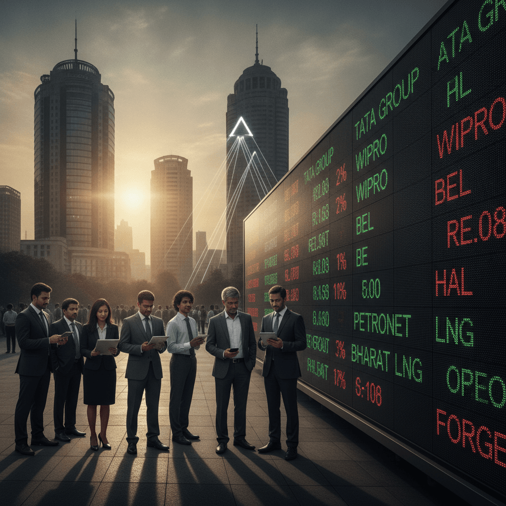 Stocks in news: Tata Group, Wipro, BEL, HAL, Petronet LNG and Bharat Forge