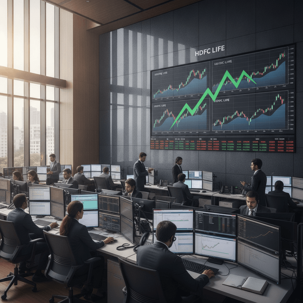 HDFC Life Insurance Company among 4 stocks showing RSI trending up