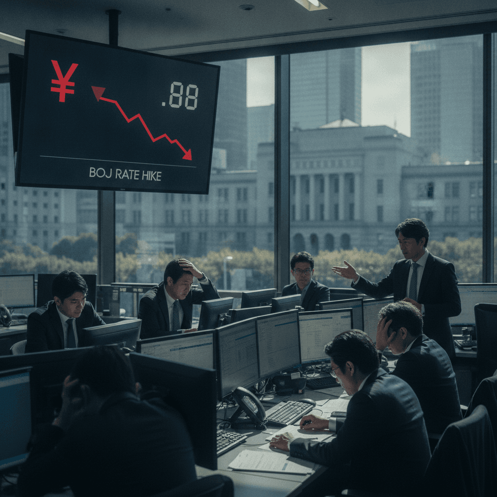 Yen slumps after BOJ hikes rates as expected