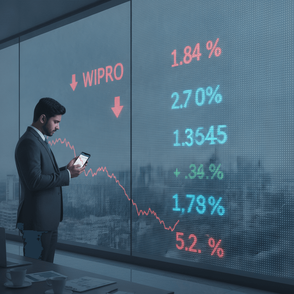 Wipro Share Price Live Updates: Wipro's Stock Declines to New Low