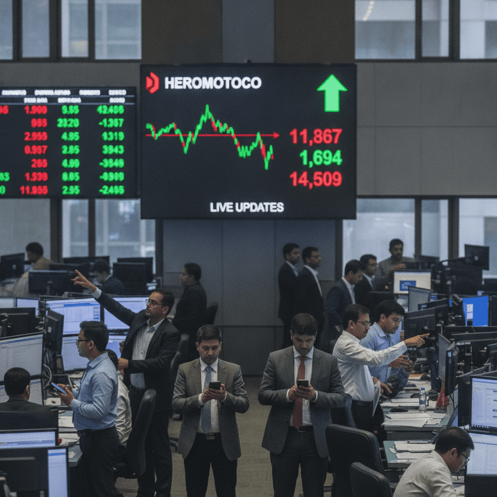 Hero MotoCorp Share Price Live Updates: Hero MotoCorp Market Activity